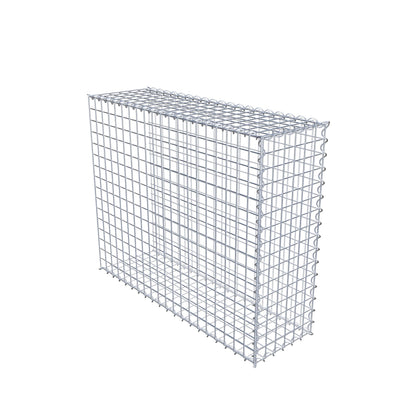 Opvokset gabion type 2 100 cm x 80 cm x 30 cm (L x H x D), maskestørrelse 5 cm x 5 cm, spiral