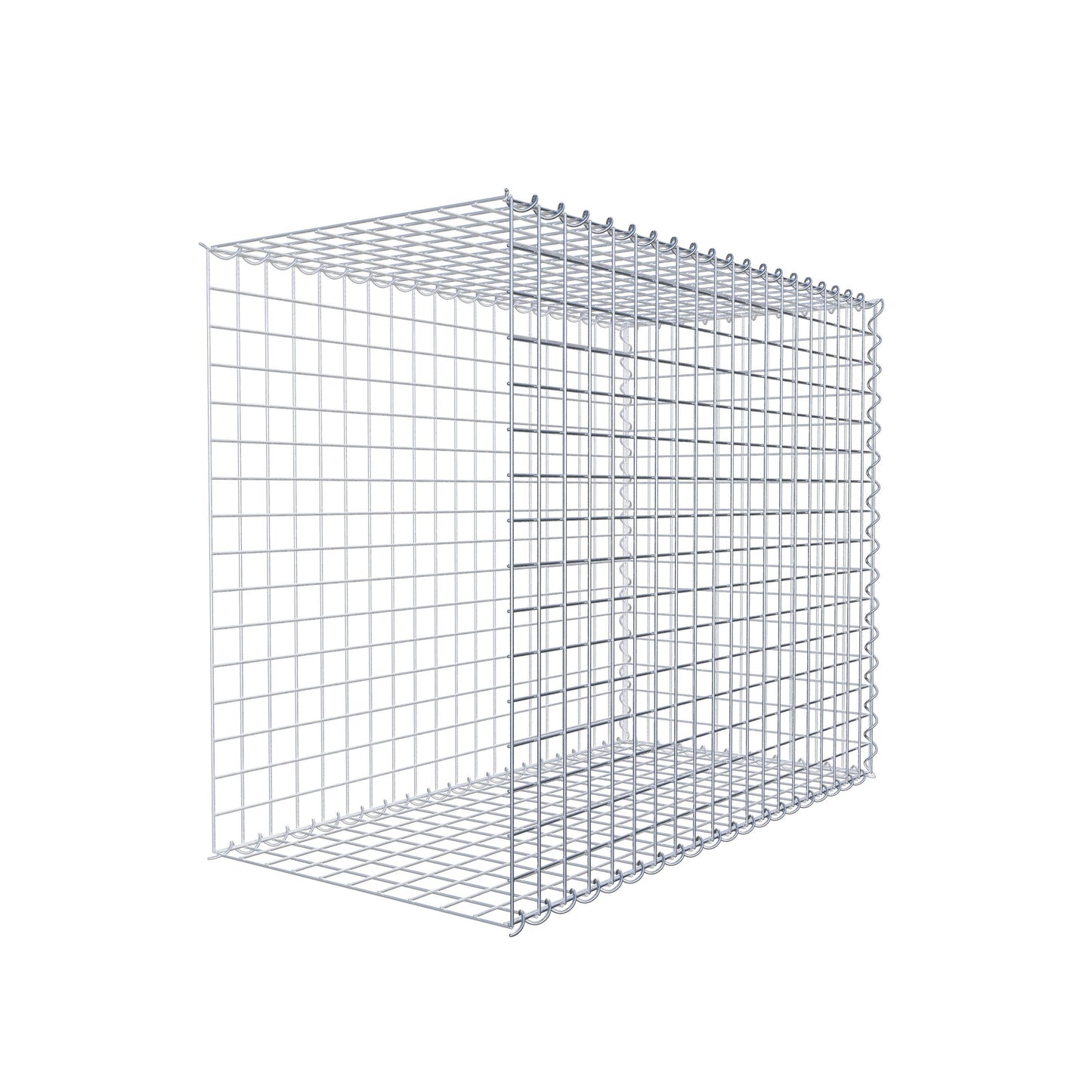 Grown-on gabion type 2 100 cm x 80 cm x 50 cm (L x H x D), mesh size 5 cm x 5 cm, spiral