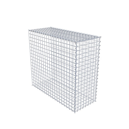 Gabion rapporté type 2 100 cm x 90 cm x 40 cm (L x H x P), mailles 5 cm x 5 cm, spirale