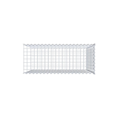 Gabion rapporté type 2 100 cm x 90 cm x 40 cm (L x H x P), mailles 5 cm x 5 cm, spirale