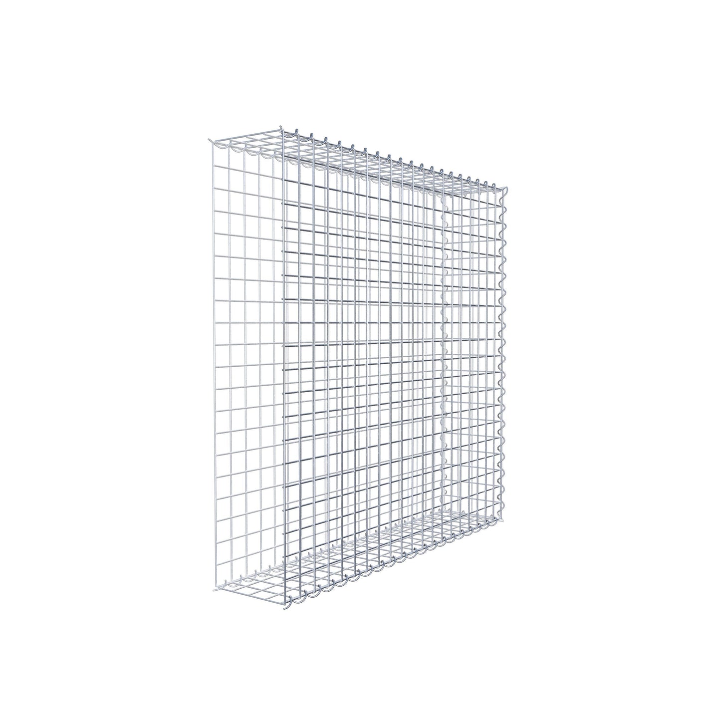 Anbaugabione Typ 2 100 cm x 100 cm x 20 cm (L x H x T), Maschenweite 5 cm x 5 cm, Spirale