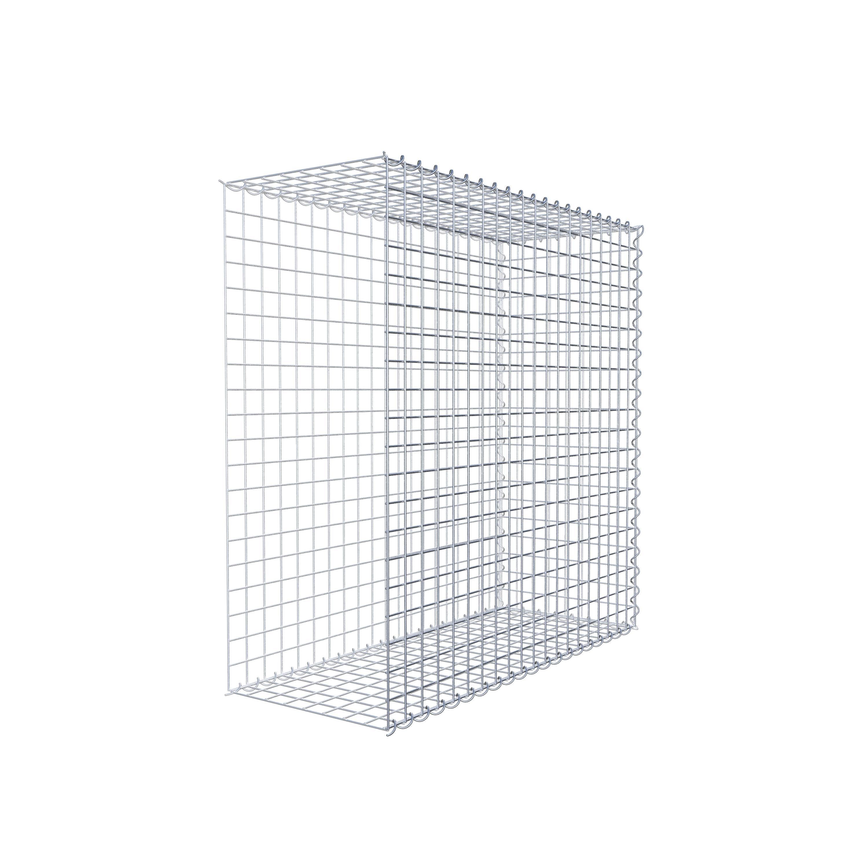Add-on schanskorf type 2 100 cm x 100 cm x 40 cm (L x H x D), maaswijdte 5 cm x 5 cm, spiraalvormig