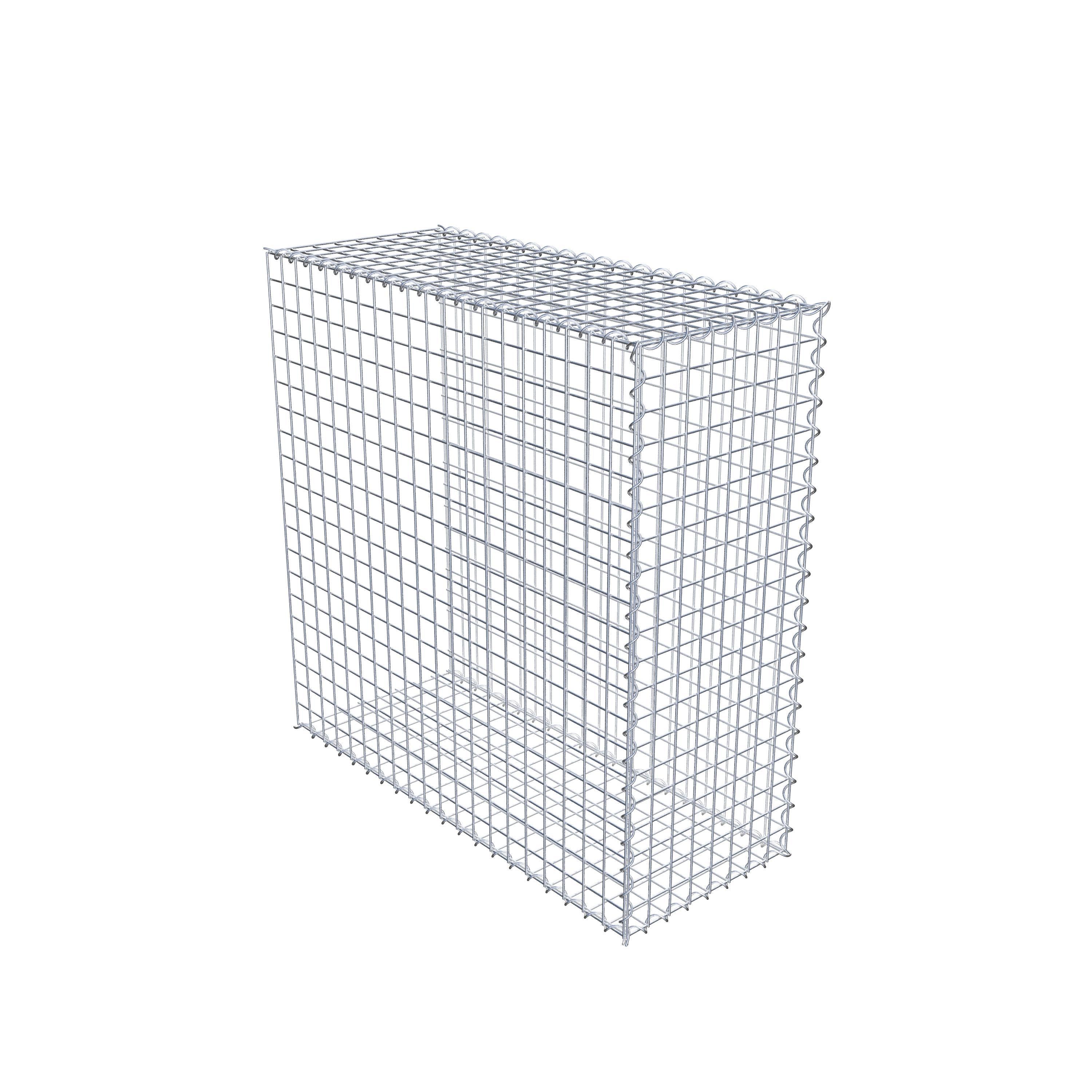 Add-on schanskorf type 2 100 cm x 100 cm x 40 cm (L x H x D), maaswijdte 5 cm x 5 cm, spiraalvormig