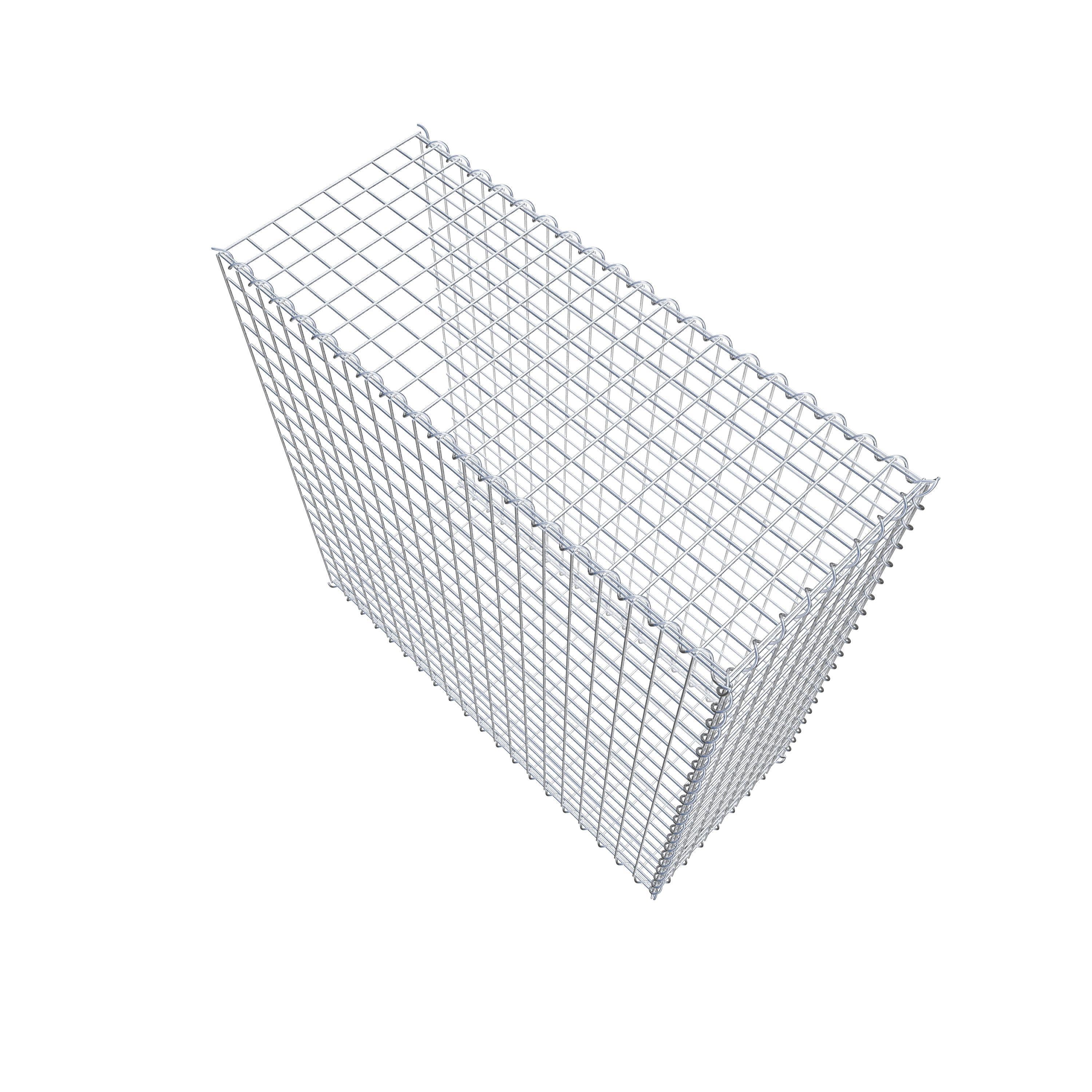 Add-on schanskorf type 2 100 cm x 100 cm x 40 cm (L x H x D), maaswijdte 5 cm x 5 cm, spiraalvormig