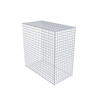 Gabião tipo 2 100 cm x 100 cm x 50 cm (C x A x P), malhagem 5 cm x 5 cm, espiral