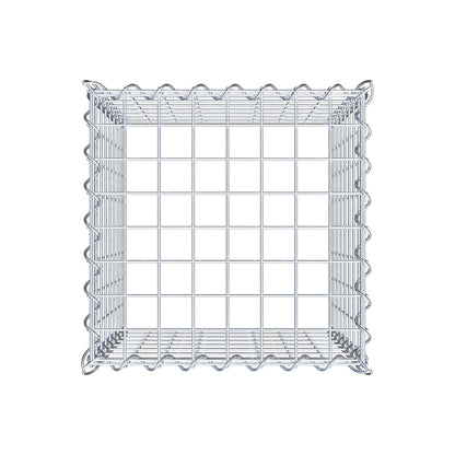 Opvokset gabion type 3 40 cm x 40 cm x 40 cm (L x H x D), maskestørrelse 5 cm x 5 cm, spiral