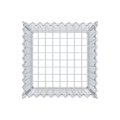 Anbaugabione Typ 3 50 cm x 50 cm x 50 cm (L x H x T), Maschenweite 5 cm x 5 cm, Spirale