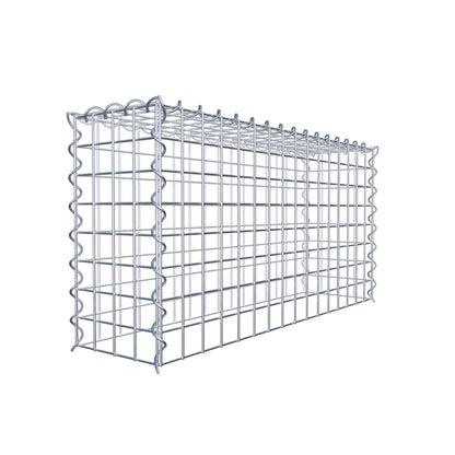 Grown-on gabion type 3 80 cm x 40 cm x 20 cm (L x H x D), mesh size 5 cm x 5 cm, spiral