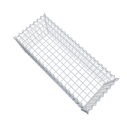 Gabion rapporté type 3 100 cm x 40 cm x 40 cm (L x H x P), mailles 5 cm x 5 cm, spirale