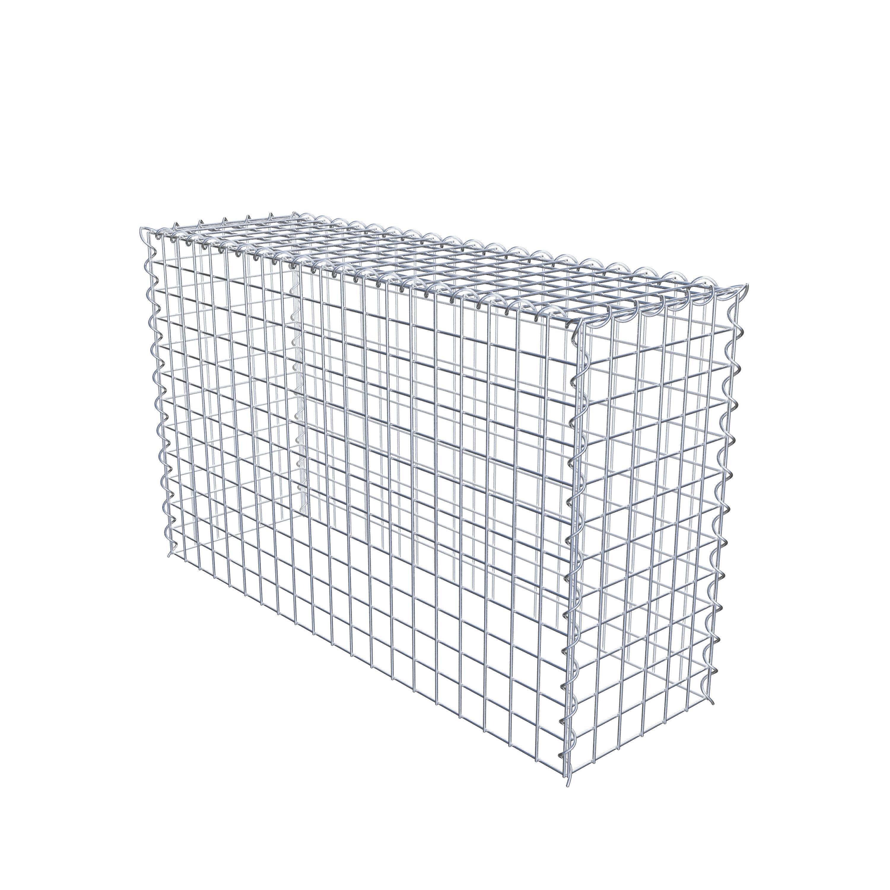 Påväxt gabion typ 3 100 cm x 60 cm x 30 cm (L x H x D), maskstorlek 5 cm x 5 cm, spiral