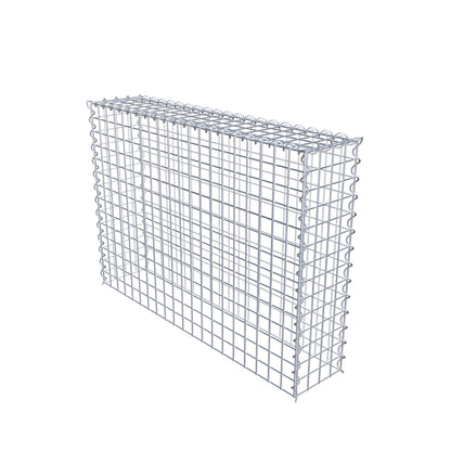 Gabion rapporté type 3 100 cm x 70 cm x 20 cm (L x H x P), mailles 5 cm x 5 cm, spirale