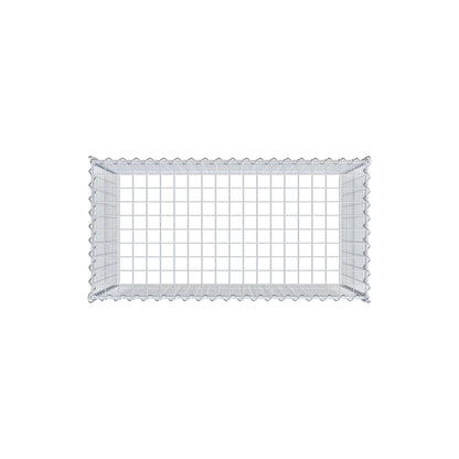 Anbaugabione Typ 3 100 cm x 70 cm x 50 cm (L x H x T), Maschenweite 5 cm x 5 cm, Spirale