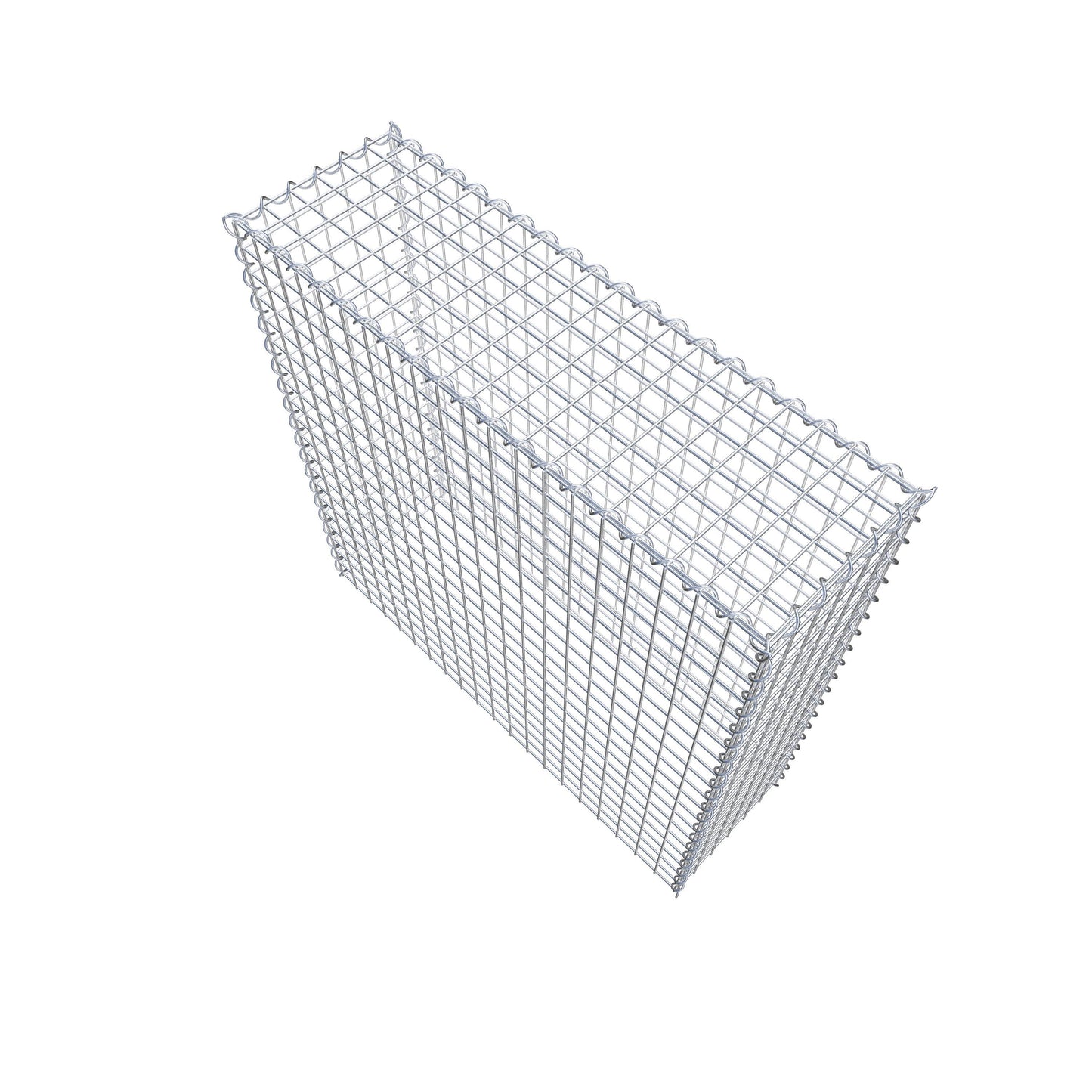 Anbaugabione Typ 3 100 cm x 100 cm x 30 cm (L x H x T), Maschenweite 5 cm x 5 cm, Spirale