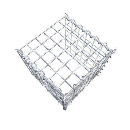 Anbaugabione Typ 4 30 cm x 30 cm x 30 cm (L x H x T), Maschenweite 5 cm x 5 cm, Spirale