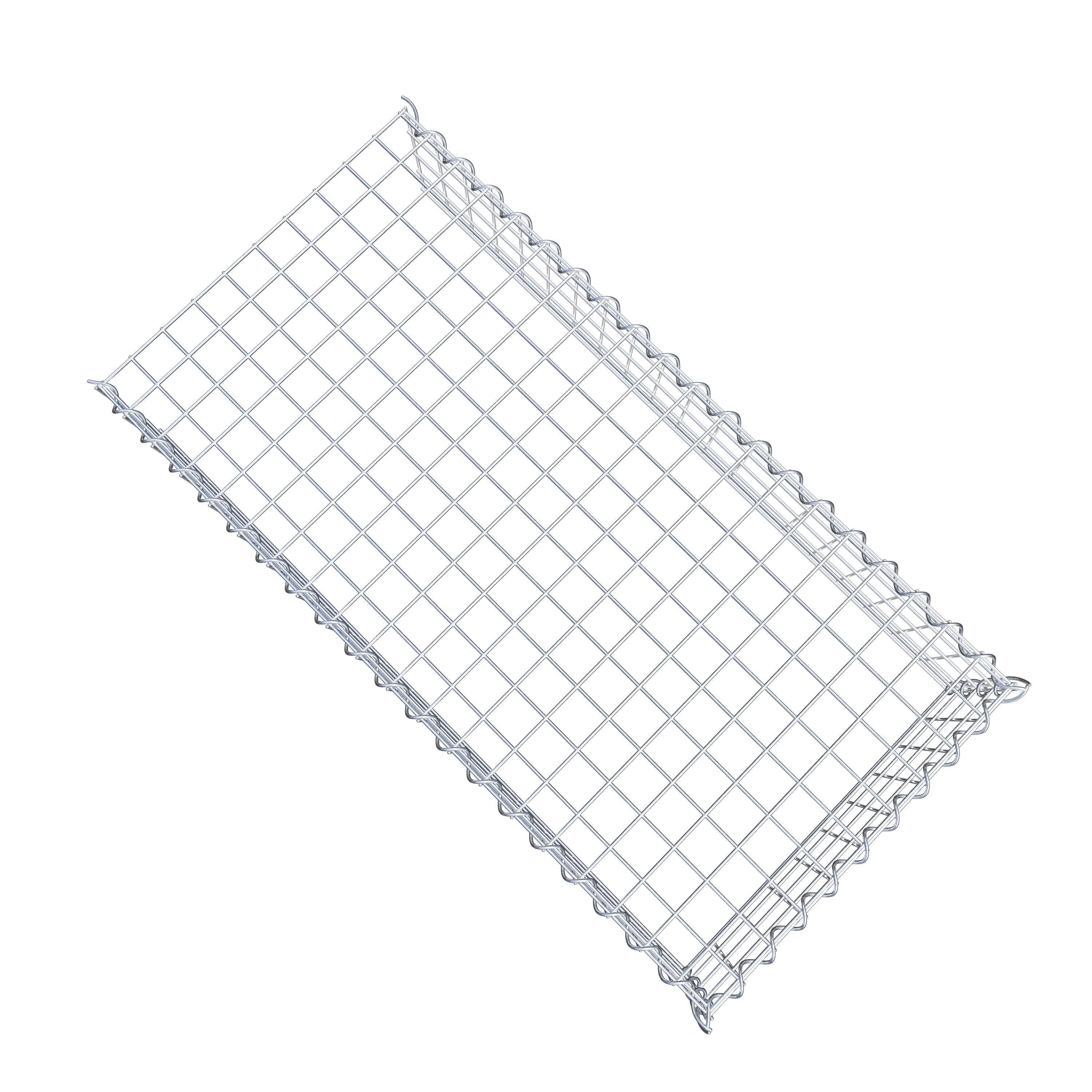 Grown-on gabion type 4 100 cm x 20 cm x 50 cm (L x H x D), mesh size 5 cm x 5 cm, spiral