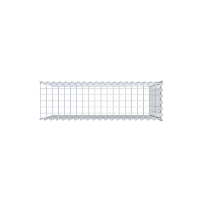 Gabion rapporté type 4 100 cm x 80 cm x 30 cm (L x H x P), mailles 5 cm x 5 cm, spirale