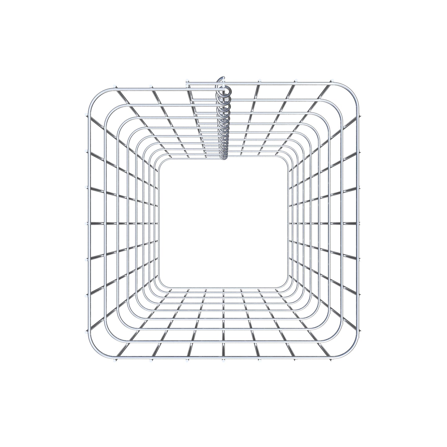 Columna de gaviones, angular 37 cm x 37 cm, 80 cm de altura, MW 5 cm x 10 cm
