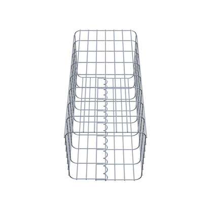 Columna de gaviones, angular 37 cm x 37 cm, 80 cm de altura, MW 5 cm x 10 cm