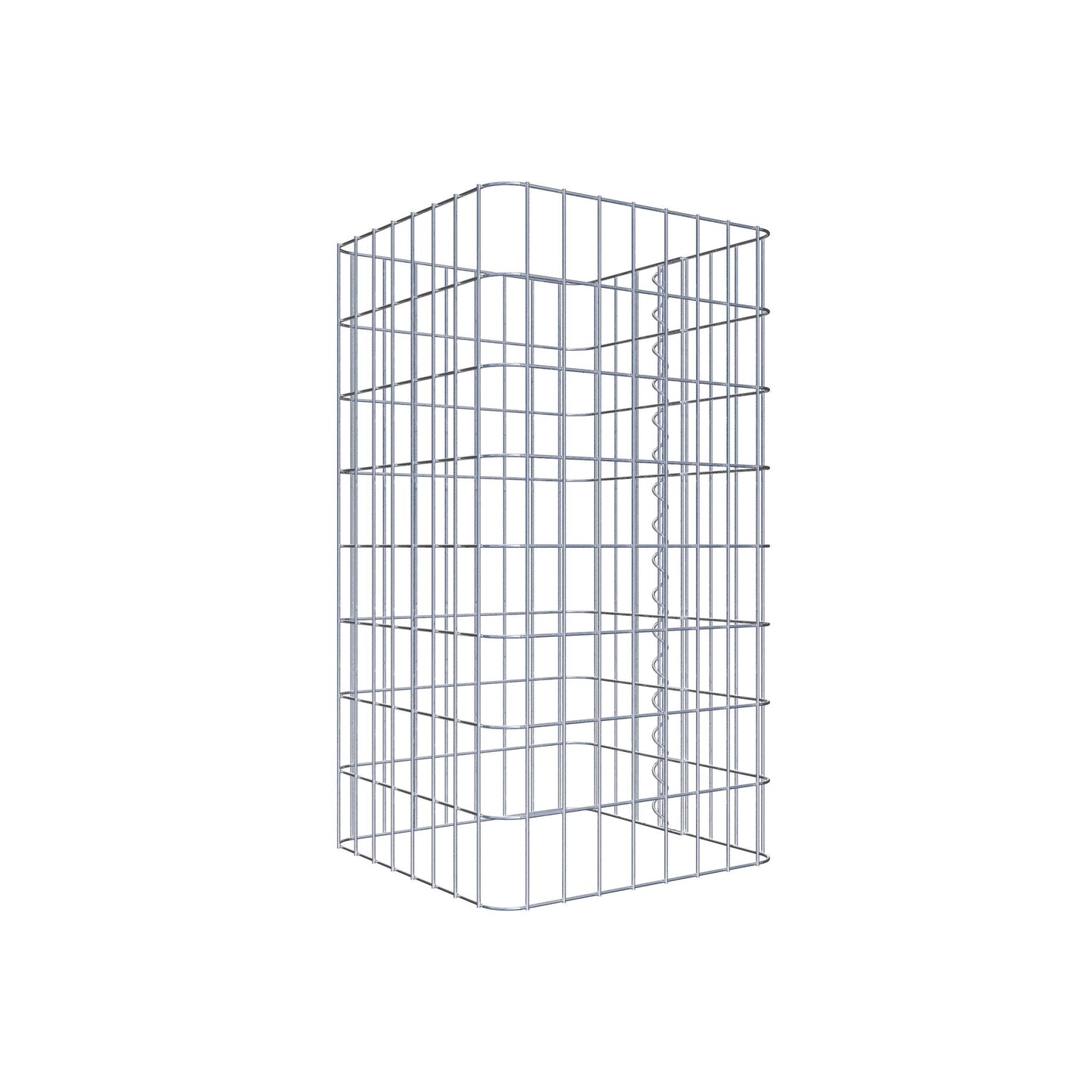 Gabion column square 42 cm x 42 cm, 80 cm height, MW 5 cm x 10 cm