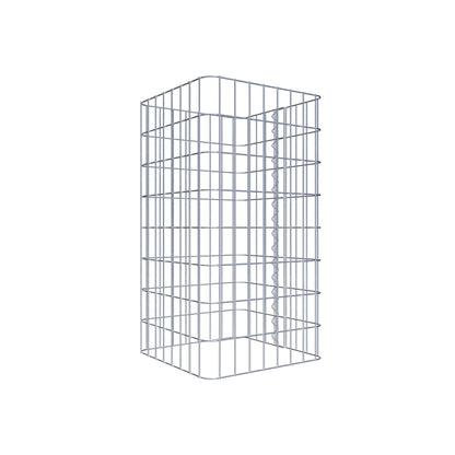 Gabion column square 42 cm x 42 cm, 80 cm height, MW 5 cm x 10 cm