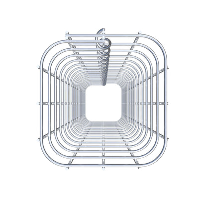 Colonna di gabbioni quadrata 17 cm x 17 cm, alta 80 cm, MW 5 cm x 5 cm