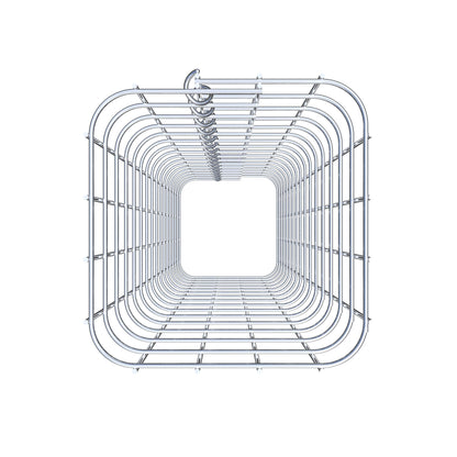 Gabionensäule eckig 22  cm x 22  cm, 80 cm Höhe, MW 5 cm x 5 cm