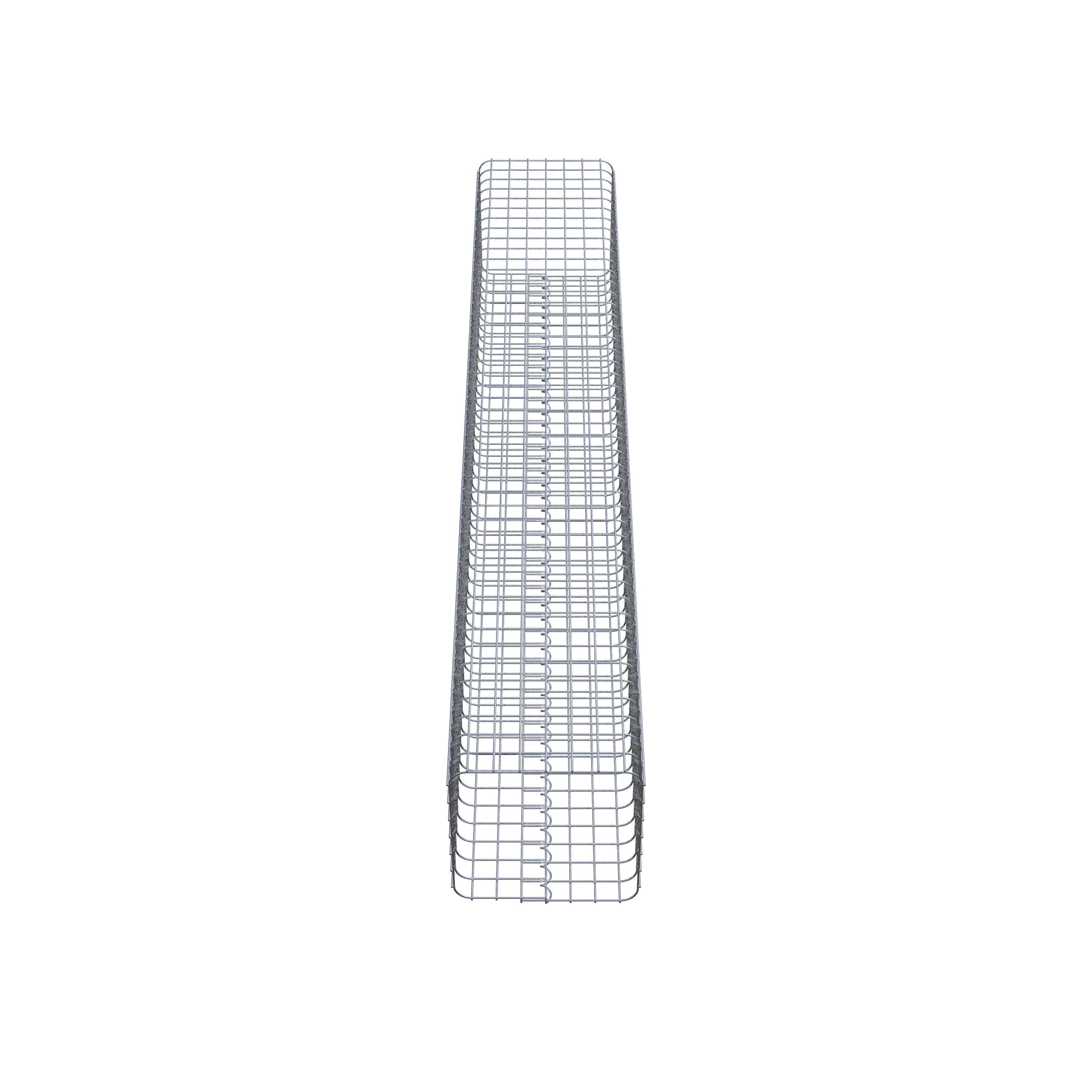 Gabion column square 37 cm x 37 cm, 230 cm high, MW 5 cm x 5 cm