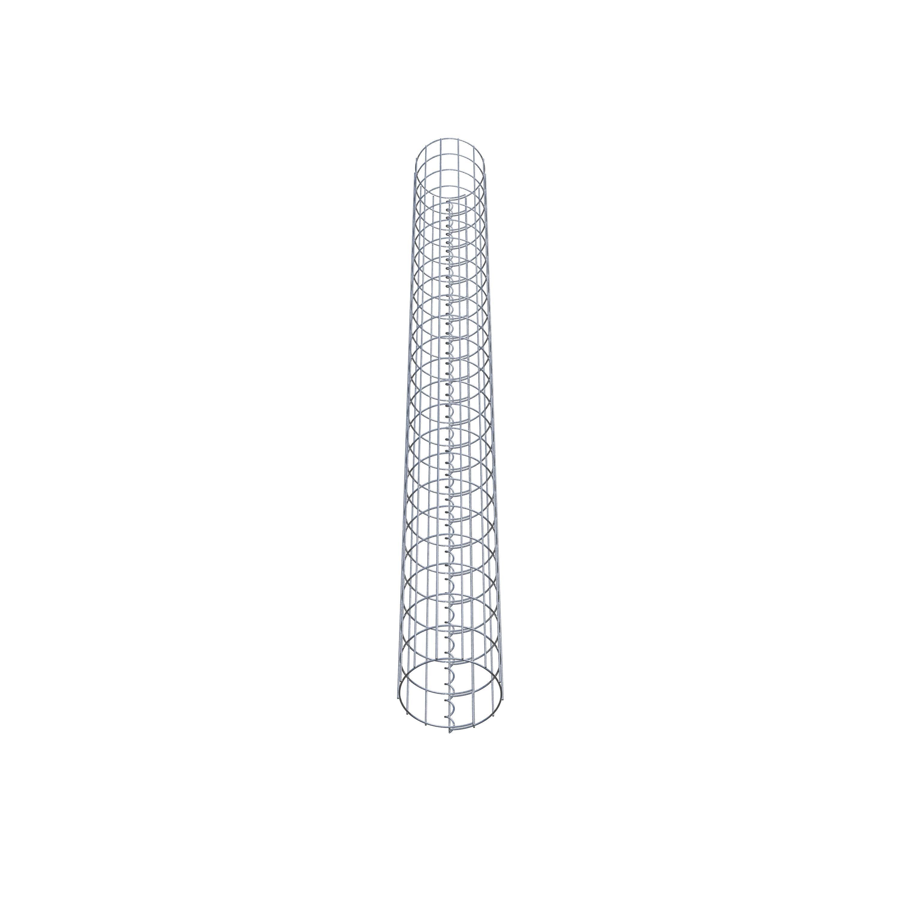 Gabionensäule Durchmesser 22 cm, MW 5 x 10 cm rund