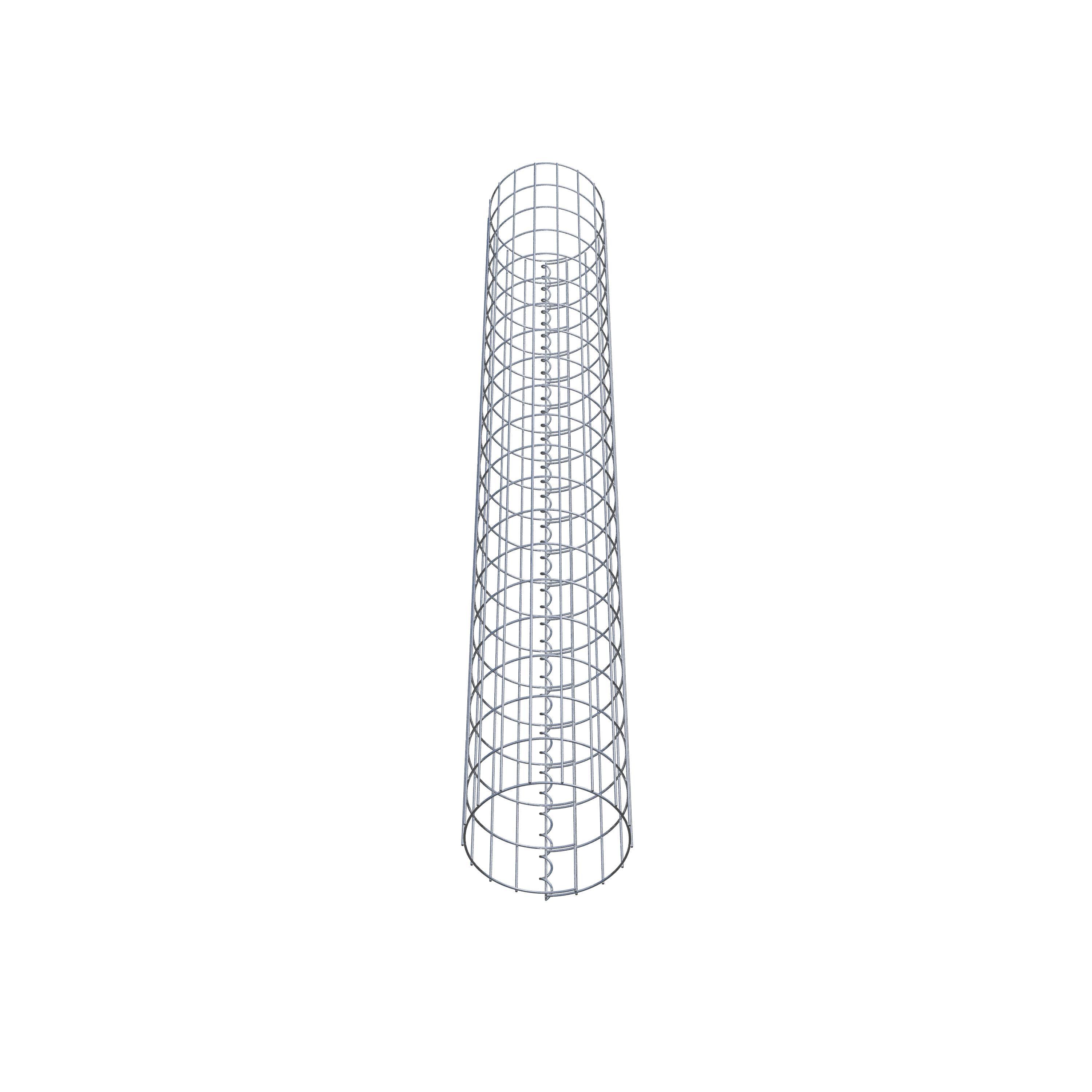 Gabionensäule Durchmesser 27 cm, MW 5 x 10 cm rund