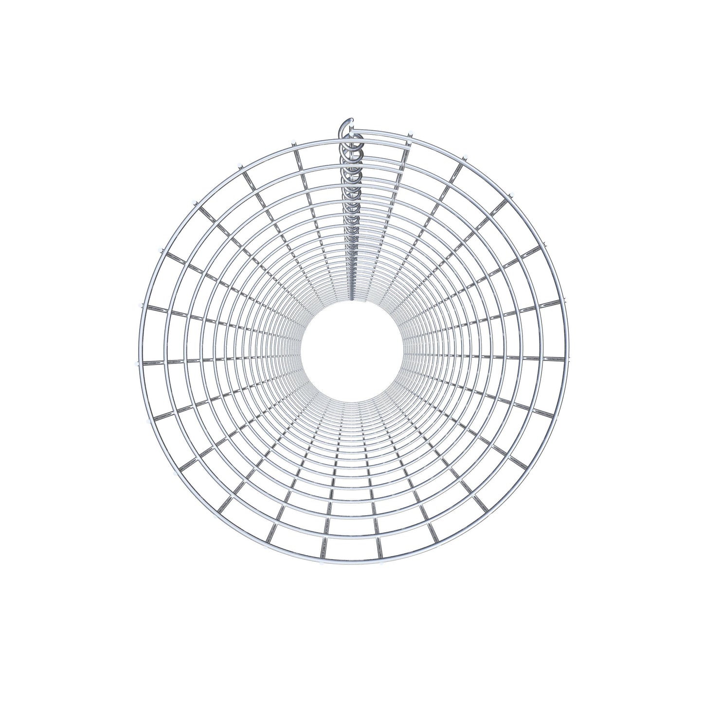 Gabionensäule rund 37  cm Durchmesser, 230  cm Höhe, Maschenweite 5 cm x 10 cm