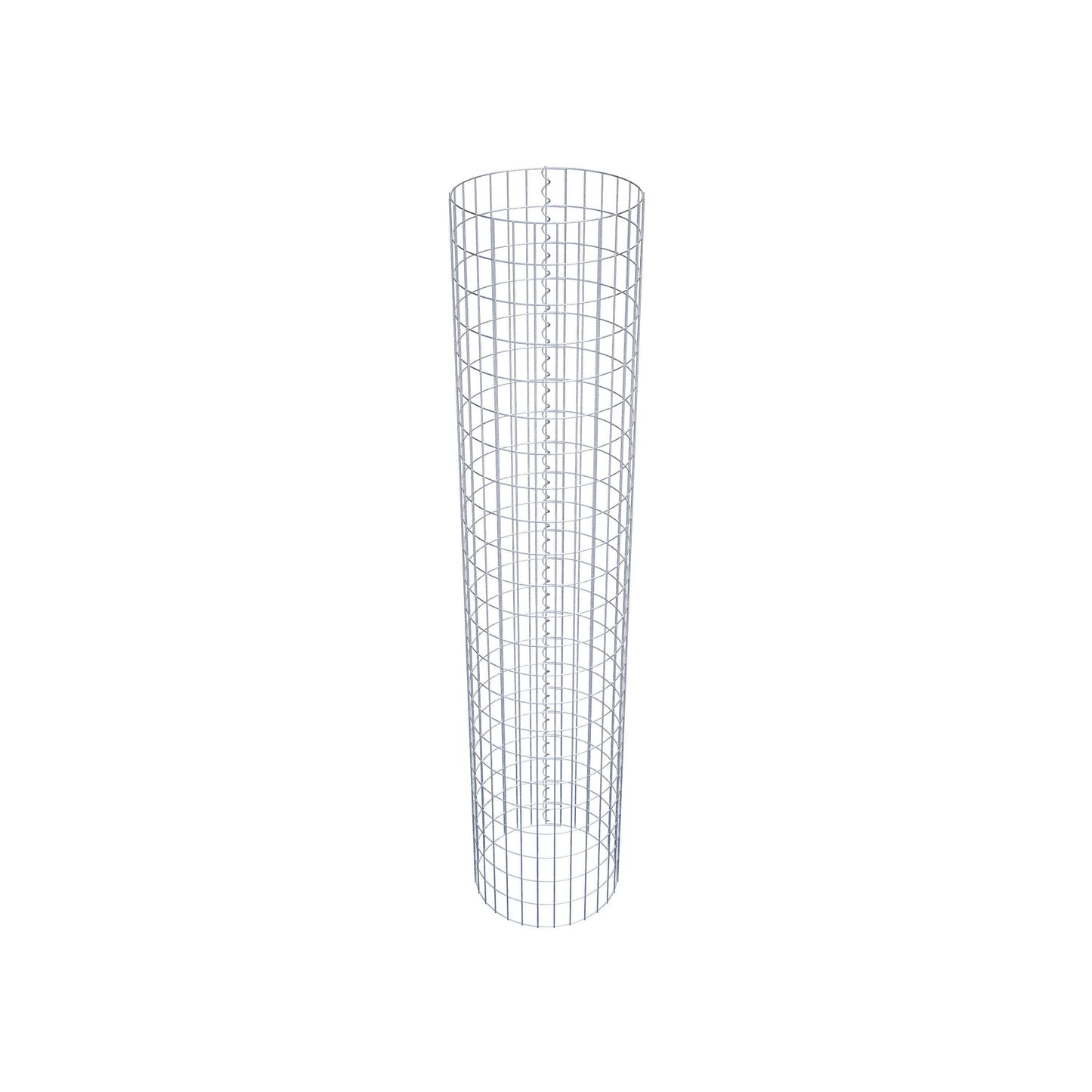 Colonne de gabion ronde 47 cm de diamètre, 230 cm de hauteur, mailles 5 cm x 10 cm