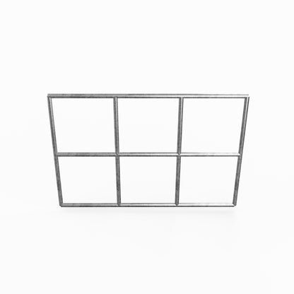 Rejilla de malla de 10 x 10 cm.