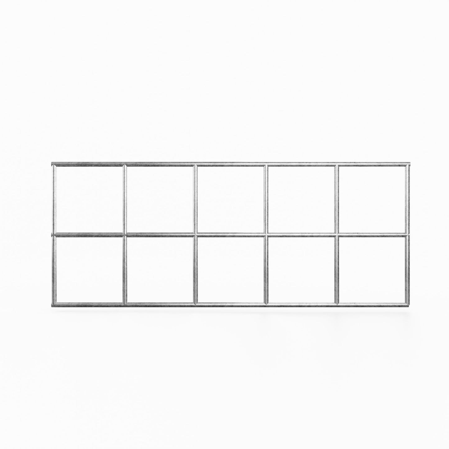 Rejilla de malla de 10 x 10 cm.