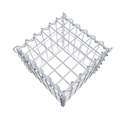 Anbaugabione Typ 3 30 cm x 30 cm x 30 cm (L x H x T), Maschenweite 5 cm x 10 cm, Spirale