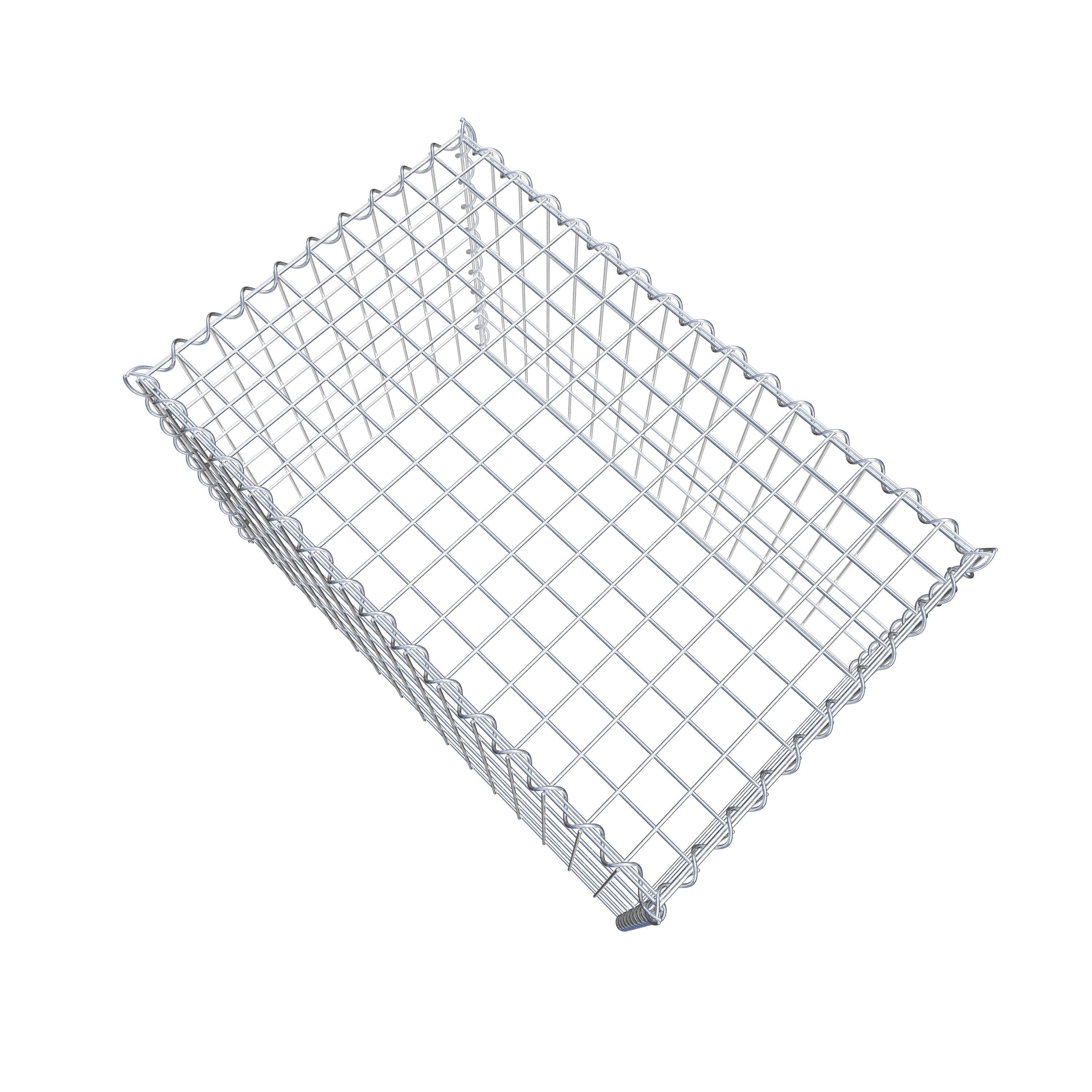 Grown-on gabion type 3 80 cm x 50 cm x 50 cm (L x H x D), mesh size 5 cm x 10 cm, spiral