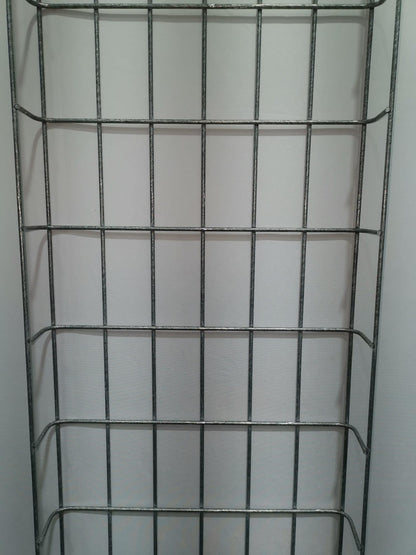 Lengte kabelkanaal 29 cm, diepte 5 cm, maaswijdte 5 x 10 cm