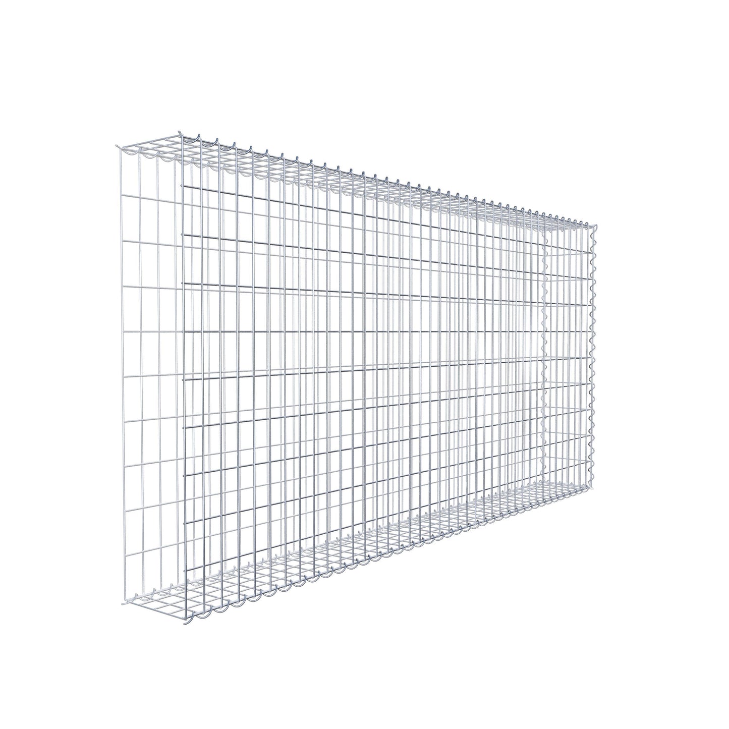 Opvokset gabion type 2 200 cm x 100 cm x 20 cm (L x H x D), maskestørrelse 5 cm x 10 cm, spiral