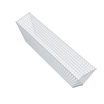 Gabion 200 cm x 100 cm x 40 cm (L x H x P), mailles 5 cm x 5 cm, spirale