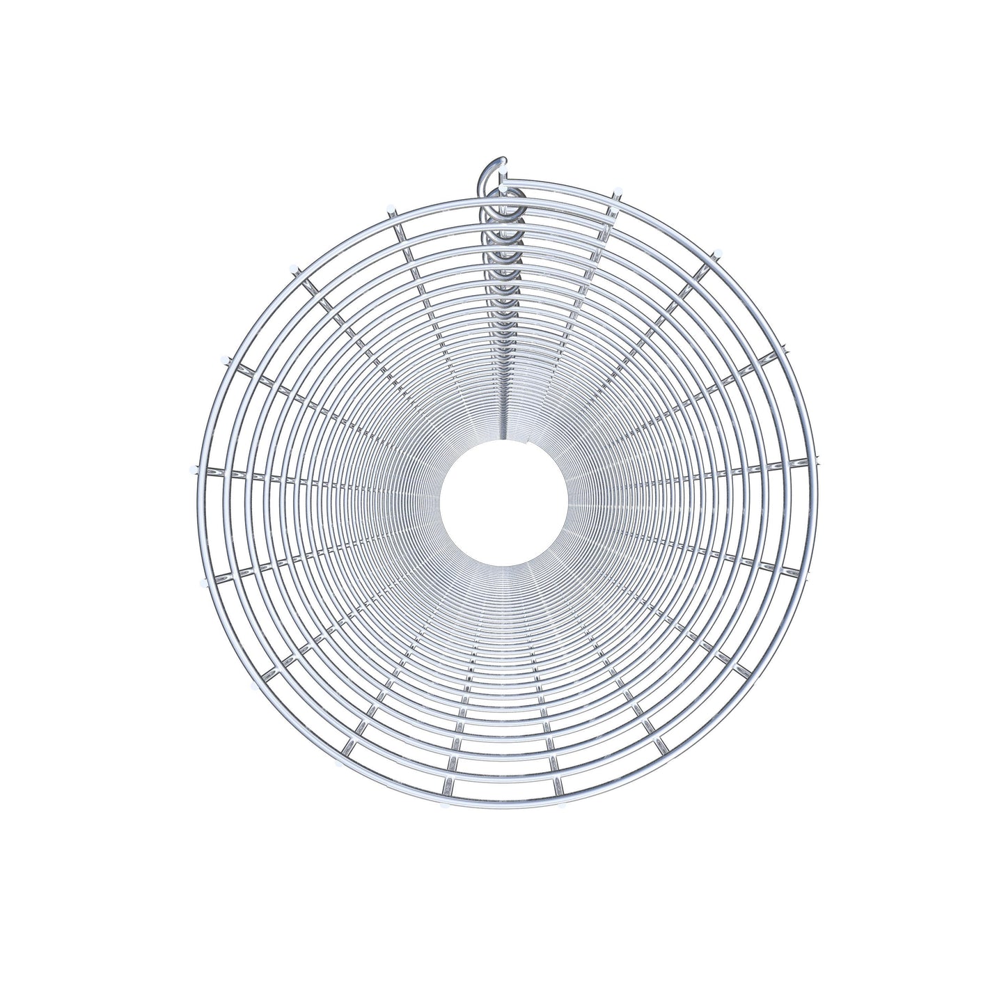 Gabionensäule rund feuerverzinkt, 27 cm Durchmesser, 200 cm Höhe, MW 5 cm x 5 cm