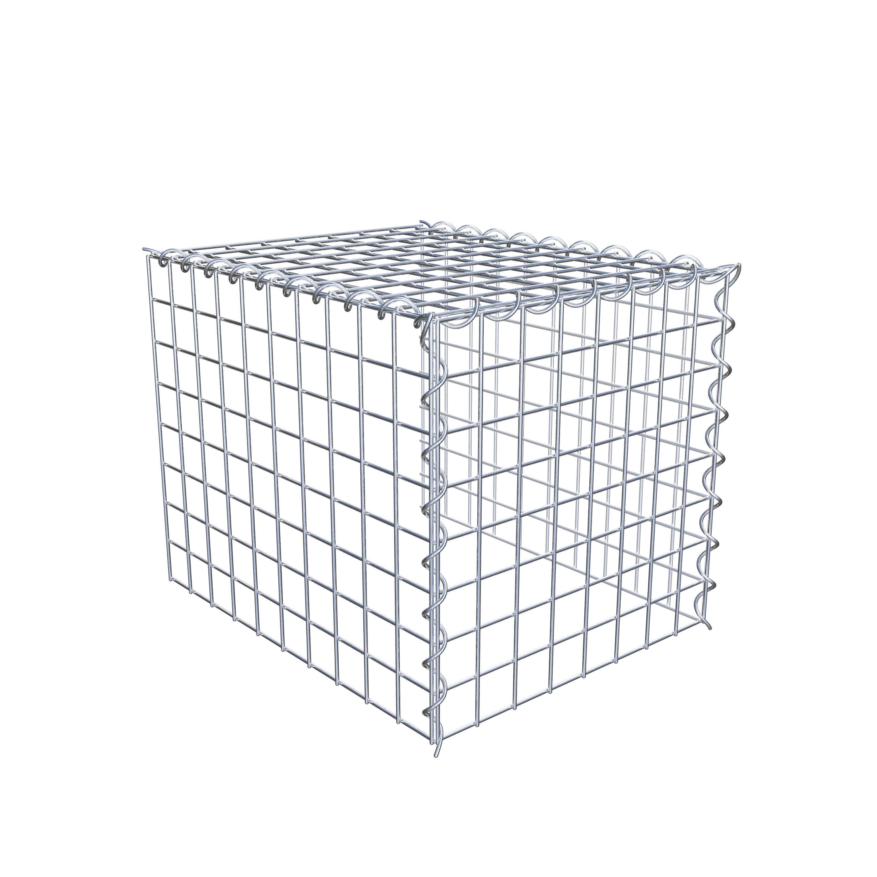 Opvokset gabion type 4 50 cm x 40 cm x 40 cm (L x H x D), maskestørrelse 5 cm x 5 cm, spiral