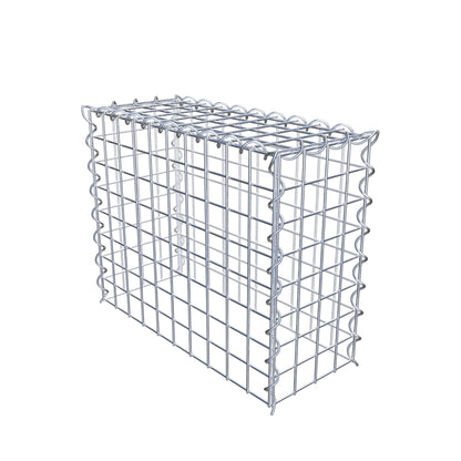 Gabion rapporté type 3 50 cm x 40 cm x 20 cm (L x H x P), mailles 5 cm x 5 cm, spirale