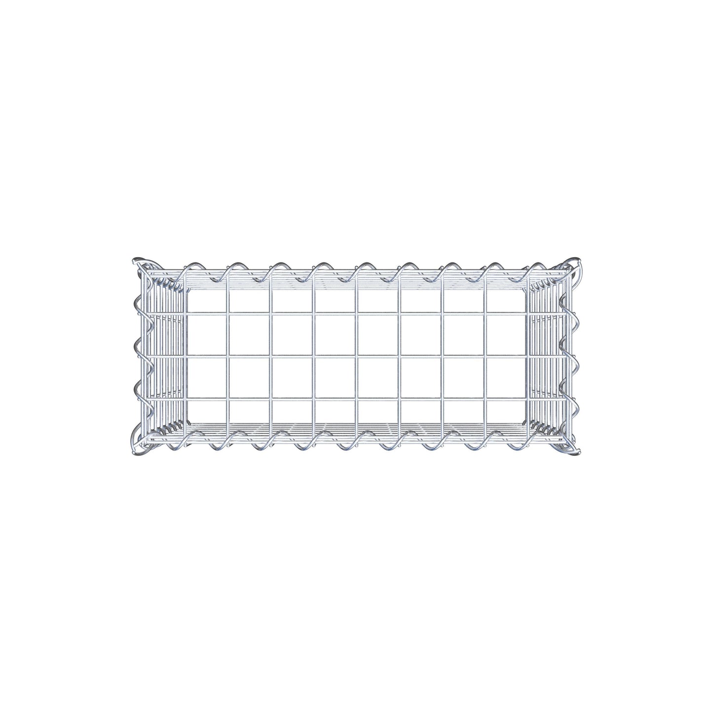 Gabion rapporté type 3 50 cm x 40 cm x 20 cm (L x H x P), mailles 5 cm x 5 cm, spirale