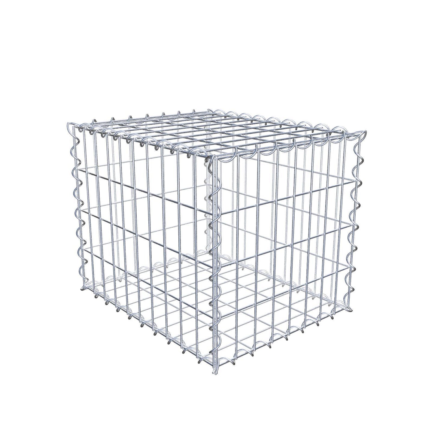 Gabion 50 cm x 40 cm x 40 cm (L x H x P), mailles 5 cm x 10 cm, spirale