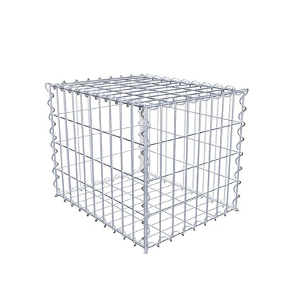Gabion 50 cm x 40 cm x 40 cm (L x H x P), mailles 5 cm x 10 cm, spirale