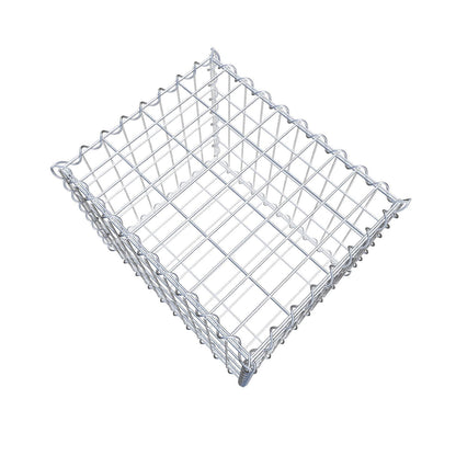Gabion 50 cm x 40 cm x 40 cm (L x H x P), mailles 5 cm x 10 cm, spirale
