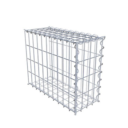 Gabion rapporté type 2 50 cm x 40 cm x 20 cm (L x H x P), mailles 5 cm x 10 cm, spirale
