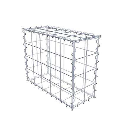 Gabion 50 cm x 40 cm x 20 cm (L x H x D), mesh size 10 cm x 10 cm, spiral