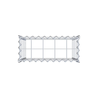 Grown-on gabion type 3 50 cm x 40 cm x 20 cm (L x H x D), mesh size 10 cm x 10 cm, spiral