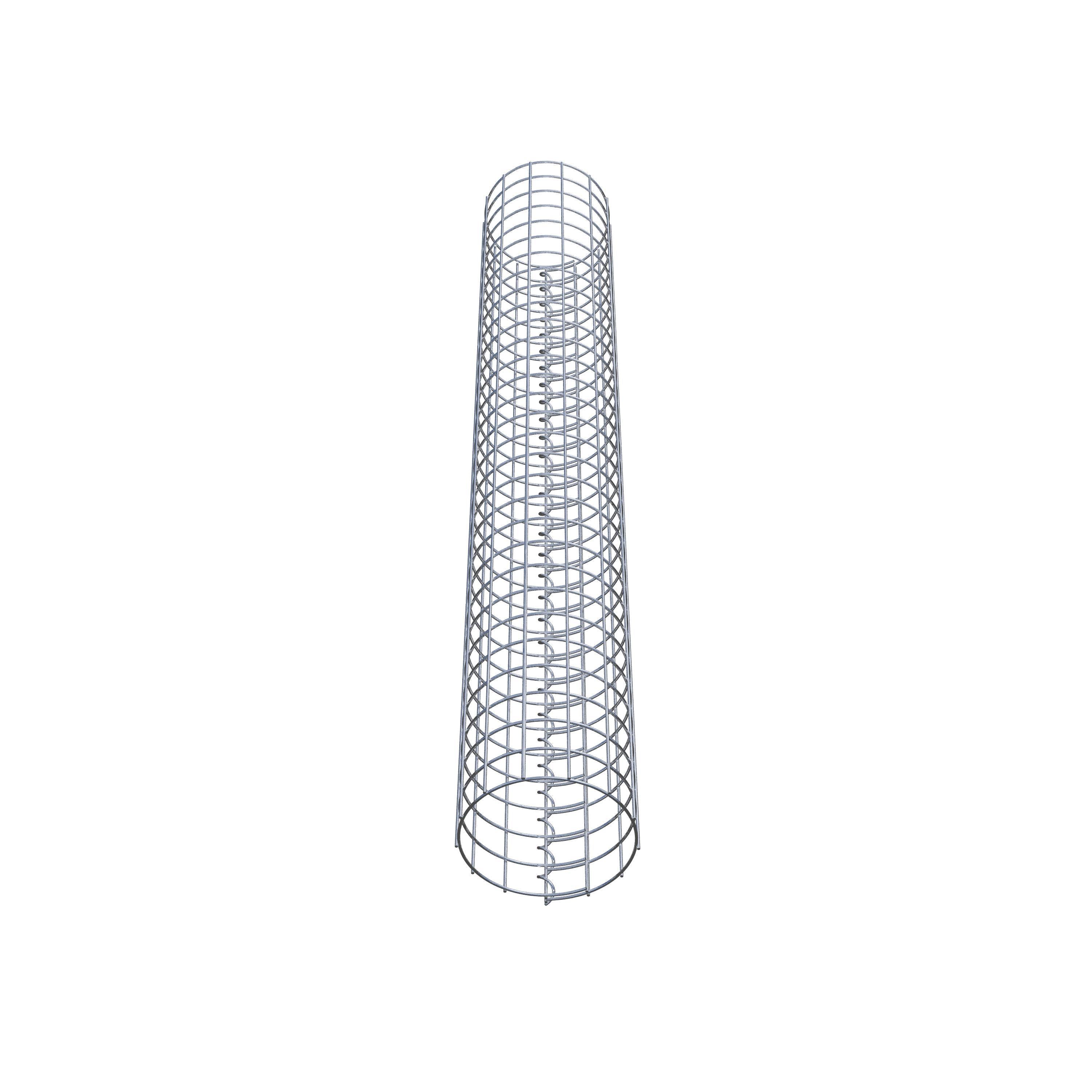 Gabionensäule Durchmesser 22 cm MW 5 x 5 cm rund