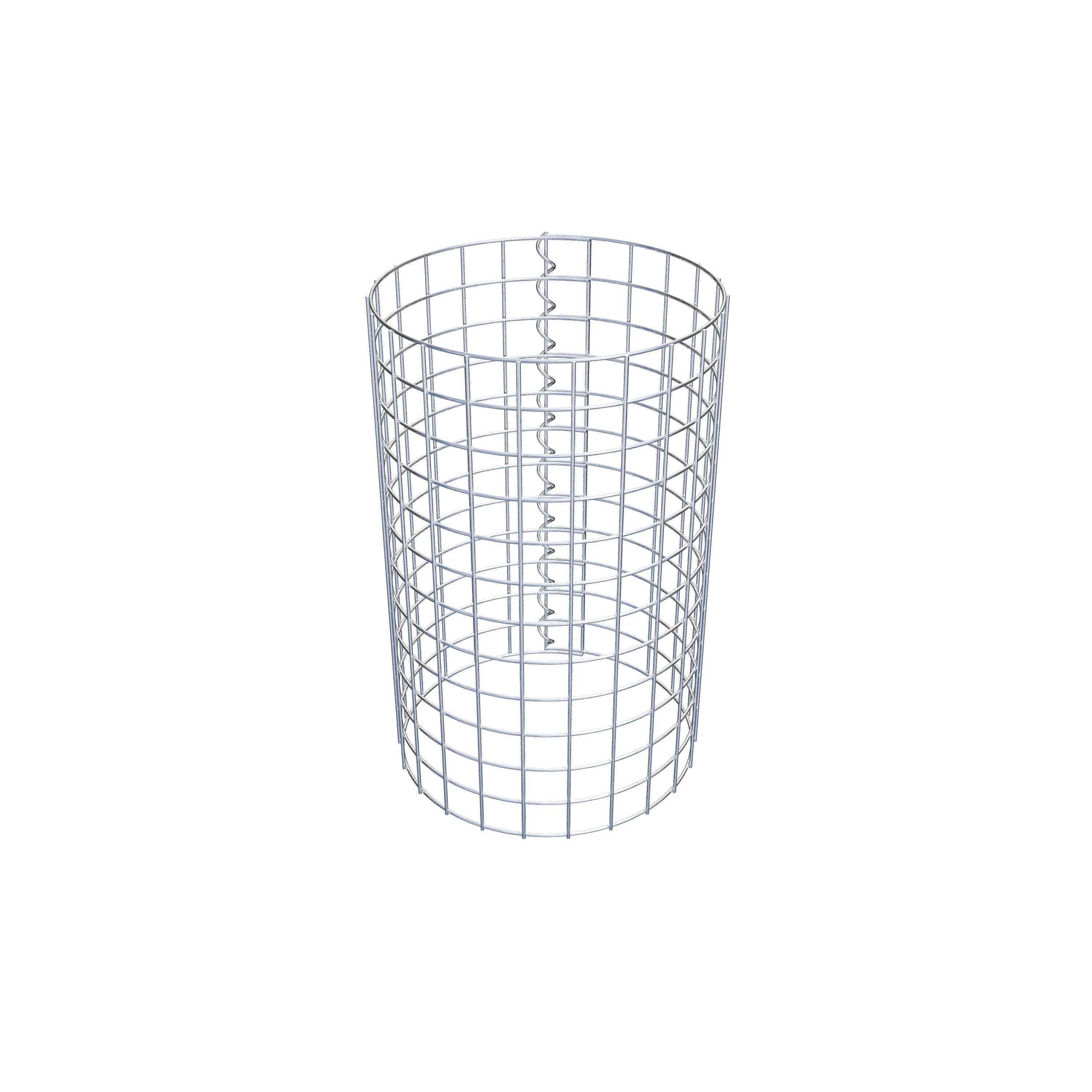 Gabionensäule Durchmesser 37 cm MW 5 x 5 cm rund